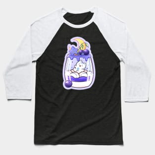 Biru Blueberry Dessert Baseball T-Shirt